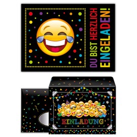 12 Birthday Invitations for Girls Boys Boys Adults No. 01 (12 Cards + 12 Envelopes)