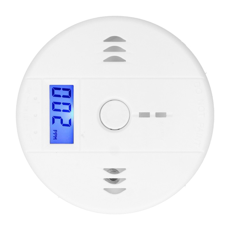 Carbon Monoxide Detector Alarm with LCD Display Soot Home Gas