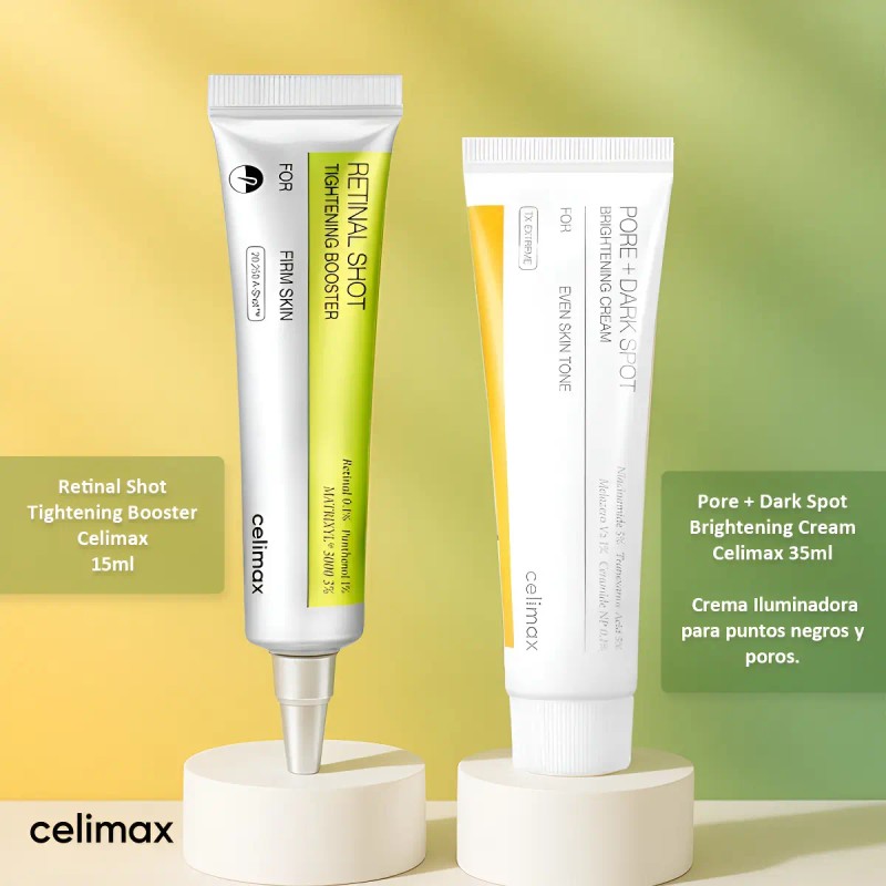 Dúo Set Celimax Retinal Shot 15 Ml + Dark Spot