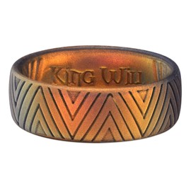 King Will Men Silicone Wedding Band 6.6mm Size 10