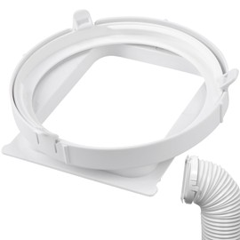 FSWWSF Air Conditioning Exhaust Hose Adapter with Exhaust Pipe Retaining Ring for Comfee Replacement Parts and 15 cm Air Conditioning Hose Air Conditioning Exhaust Hose Connection Accessories for