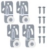 vibedor 4 Pcs Closet Sliding Door Roller, Hardware Kit Wardrobe