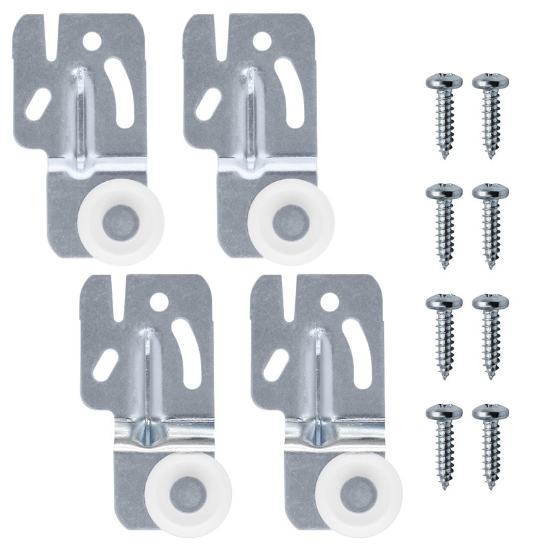 vibedor 4 Pcs Closet Sliding Door Roller, Hardware Kit Wardrobe