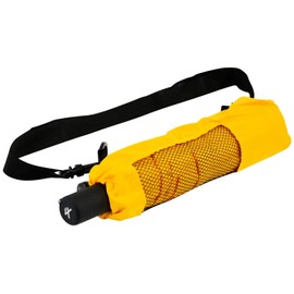 iX-brella Trekking Pocket Umbrella XXL with Shoulder Bag, Yellow, Pocket umbrella XXL