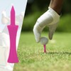 loacuony Pack of 100 57 mm Golf Tees, Plastic Golf