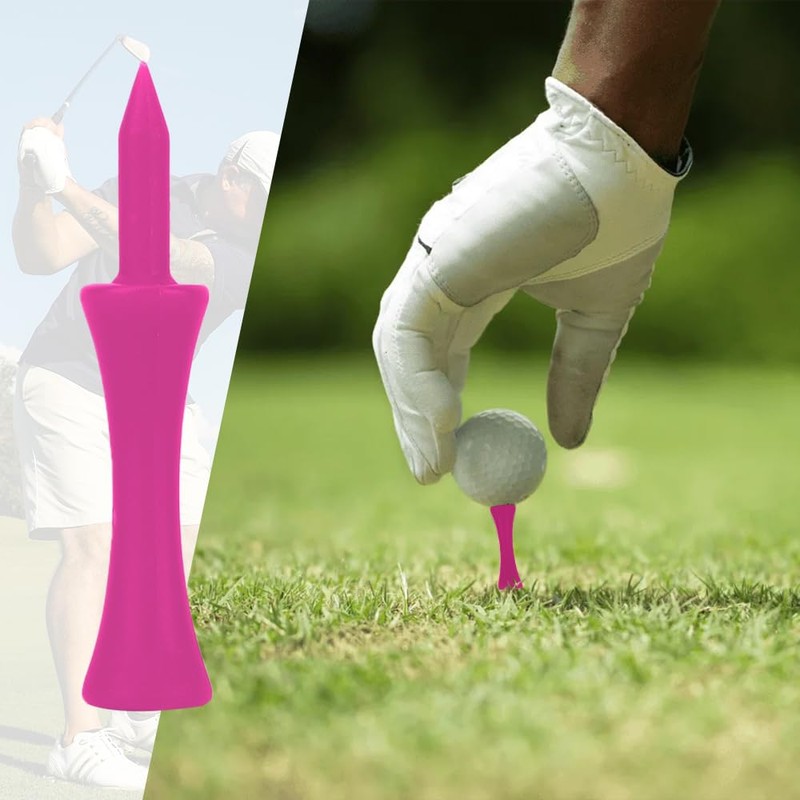 loacuony Pack of 100 57 mm Golf Tees, Plastic Golf