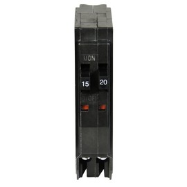 Square D - QOT1520CP Qo 1-15 Amp 1-20 Amp Single-Pole Tandem Circuit Breaker