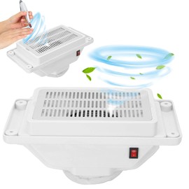Aspirador de uñas de mesa silenciosa de 6 W, colector de polvo de uñas para uñas acrílicas,herramienta de manicura y pedicura, dispositivo colector de polvo de uñas con ventilador para salón de