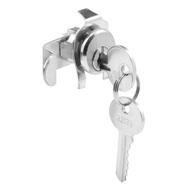 Prime-Line S 4128 Mailbox Lock – Replacement, Multipurpose Mailbox Lock for Several Brands – ILCO 1003M Keyway, Opens Counter-Clockwise with 90º Rotation, Nickel Finish (1 Set)