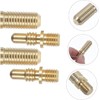 Liahelianx 2 Sets Billiard Cue Joint Screws-Copper Alloy Precision Replacement