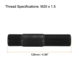 HARFINGTON Knockout Punch Draw Stud M20x1.5 Thread Lengthen Replacement Hydraulic Draw Stud Punches Hole-Making Kit Available for Hydraulic Drivers