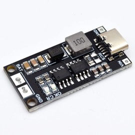 Adeept Type-C USB-C 2S 2A 18650 21700 3.7V Lithium Battery Charge Module Charging Board Step-Up Boost Li-Po Polymer USB C to 8.4V