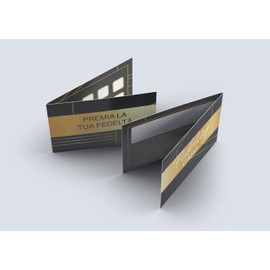 Folding Loyalty Cards 10 Boxes Multipurpose Design for Beauticians, Hair Salons, Massage Shops, Barber Multipurpose Cards Printed on 350g Paper, Trust Your Customers Pack of 50