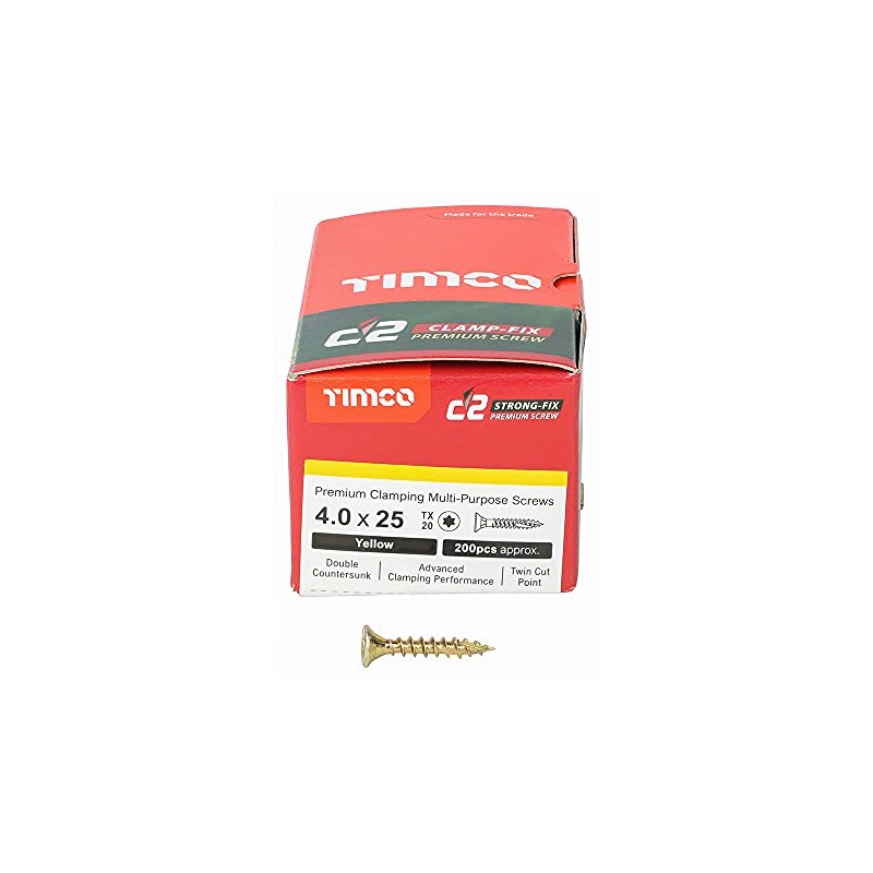 TIMCO C2 Clamp-Fix Multi-Purpose Premium Screws - TX - Double