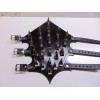 metaldevastation.com ABSU.. LEATHER CLAW SPIKE GAUNTLET. BLACK METAL (MDLG0370) -