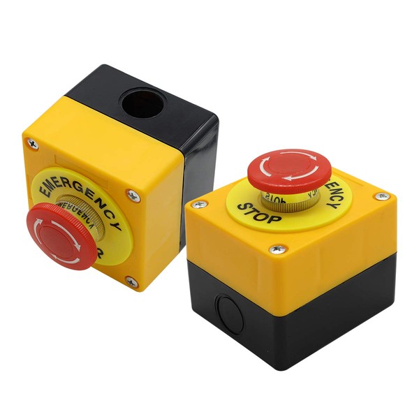Nxtop Nxtop Push Button Station, 660V 10A 2 Position 1NO