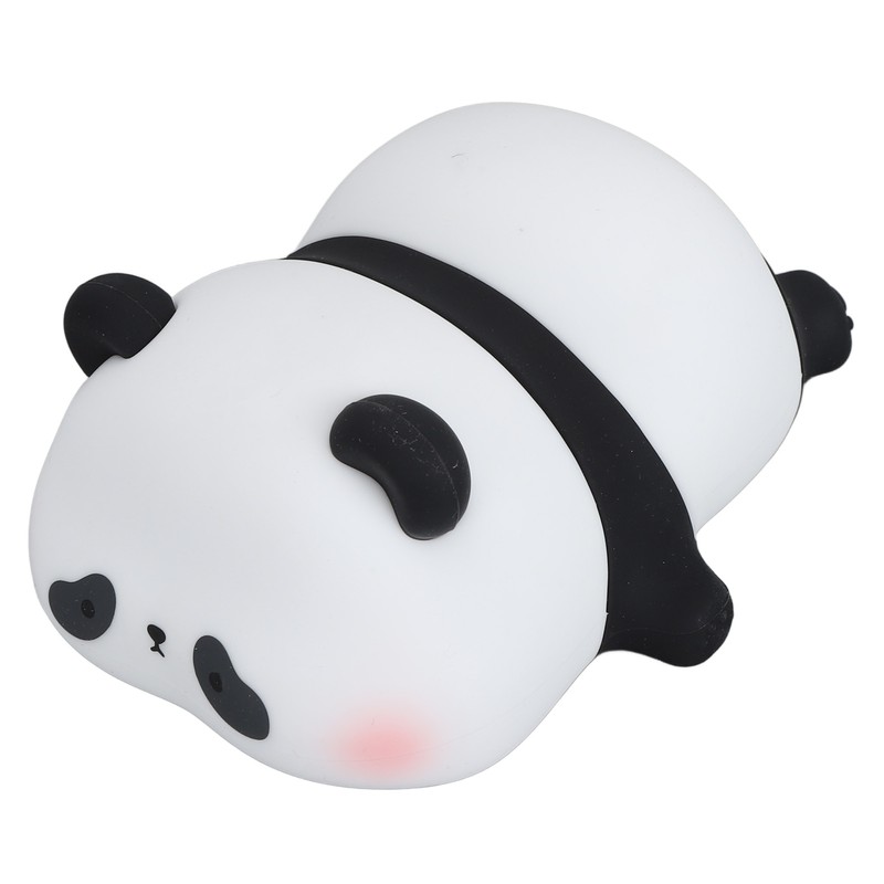 Cute Panda Night Light Silicone Animal Night Lamp USB Rechargeable