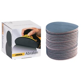 Mirka Abralon Sanding Disc, Polishing Disc, Diameter 150 mm, Velcro 180 Grit, Pack of 20, for Sanding and Polishing Paint, Wood, Plastic