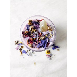 Fertility crystal infused 5 oz candle with BONUS free tea light candle included