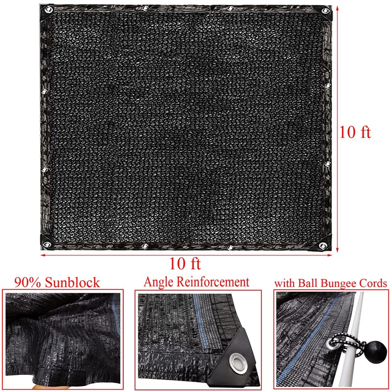 Dog Kennel Shade Cover 90% Sunblock Shading Cloth Net Mesh