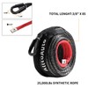 AlltoAuto Synthetic Winch Rope, 3/8" x 85'-25000 LBs Dyneema Synthetic