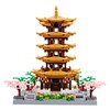 JXRLMB Chinese Ancient Famous Architecture Micro Building Blocks Set for