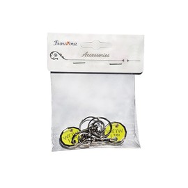 2 pcs Shopping Trolley Tokens | 2 X NO.1 MUM Design New Shape 12 Edge Sided | Key Shopping Trolley Pound | Keyring Clasp for Supermarket Locker Cart for Her Him Party Filler Bags