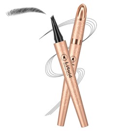 Eyebrow Pencil - Microblading Eyebrow Pen - Long-Lasting Brow - Waterproof Eyebrow Pencil - Creates Natural Looking Stays Long-Lasting Waterproof Eyebrow Pen (Black)