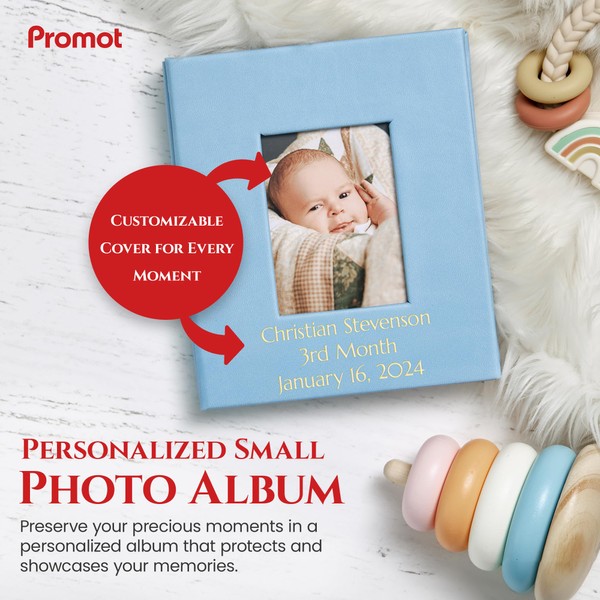 Promot PROMOT Personalized 4x6 Photo Album - Holds 40 Photos