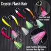 Dr.Fish 5 Pack Pompano Jigs with Teaser Hooks, Surf Fishing