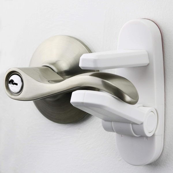 Door Lever Lock (2 Pack) – Prevents Toddlers from Opening