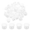 MECCANIXITY 100PCS 8mm(5/16") White Plastic Hole Plugs, Flush Type Panel