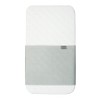 Babyhood Luxurious Breathe Eze Mattress Protector Sheet, Small, Grey/White