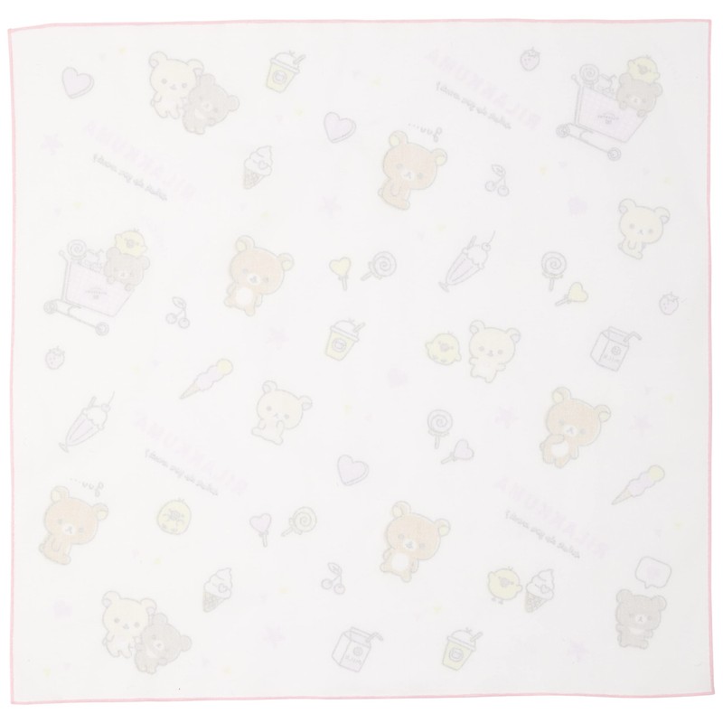 San-x Rilakkuma CH43603 Lunch Napkin Shopping Cream