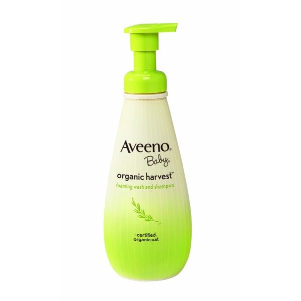 Aveeno Baby Organic Harvest Wash and Shampoo, 8 Ounce