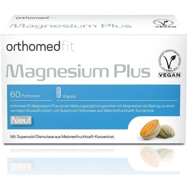 orthomed fit Magnesium Plus 60 veg. Kapseln (41,4g) (vegan)