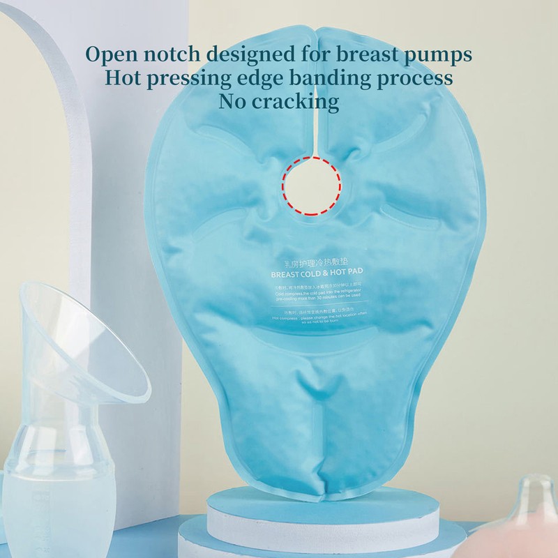 Breast Hot Cold Pad Waterproof Soft Gel Bead Mastitis Relief