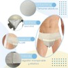 Suspensorio post operatorio de algodón texturizado para hombre, tanga de