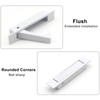 Dontay Pocket Door Pull Handle, Edge Pull, Professional Stainless Steel