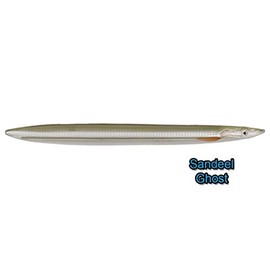 Savage Gear line thru Sandeel, sea trout bait, sea trout tackle, Sandeel Ghost, 15cm - 27g