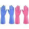 IUCGE Rubber gloves dishwashing 2 Pairs for Kitchen,Cleaning gloves for