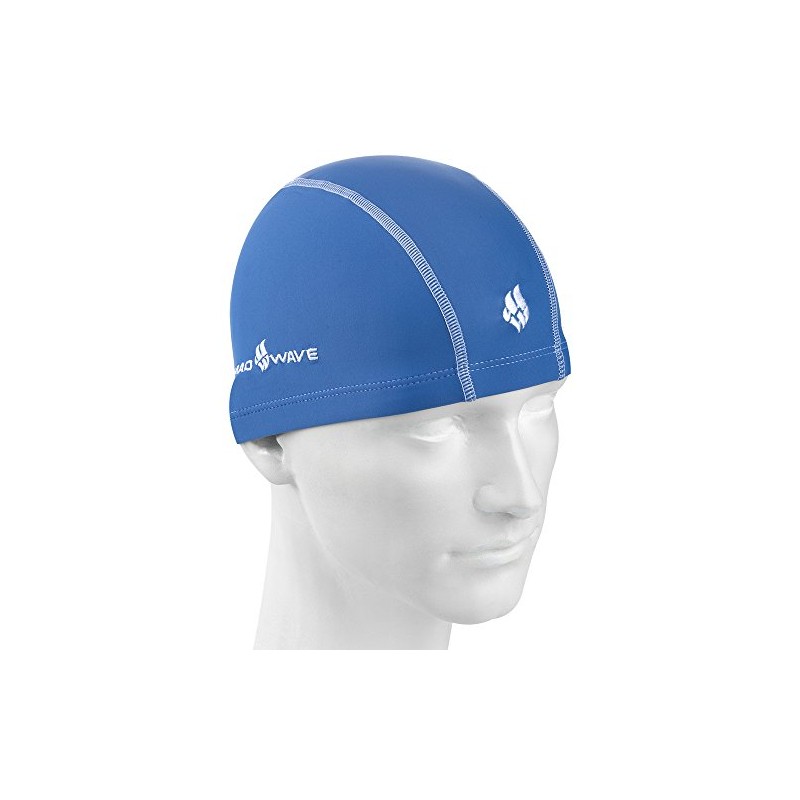 Mad Wave ERGOFIT Textile Lycra Swimming Cap, Blue