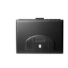 Fortress Compact Portable Safe with Biometric Lock, Black