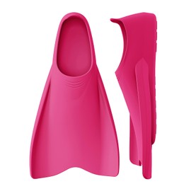 W WSTOO Streamlined Swimming Fins,Training Short Flippers,Silicone Swimming Flippers for Kids Adults Men and Women for Swimming Snorkeling and Diving