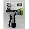 Ray Padula Comfort-Grip Metal 7-Pattern Garden Nozzle, Navy Blue and