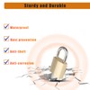 Fuaxat 10Pack Small Locks with Same Keys, 3/4" (20mm) Wide