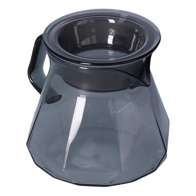 Coffee Kettle Heat Resistant Coffee Sharing Pot Transparent Black Glass