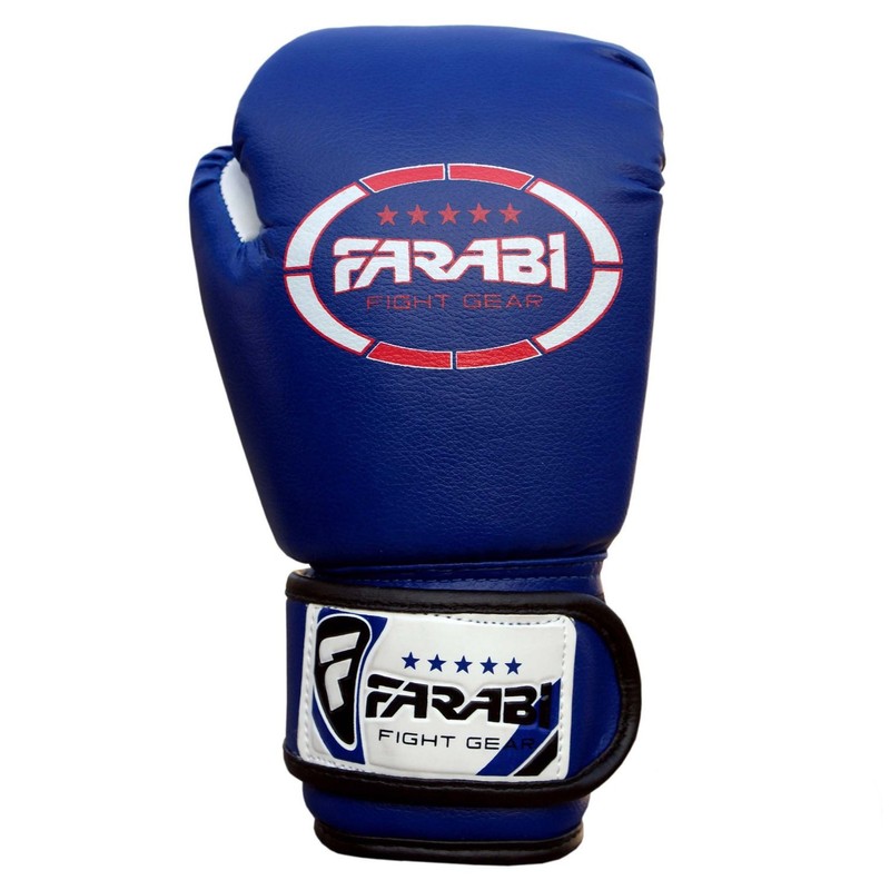 Farabi Kids Boxing Gloves 4-oz Blue