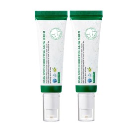 Dark Spot Correcting Glow Serum, 5% Nicotinamide Serum, Hydrating & Brightening Serum, Dark Spot Cream with Hyaluronic Acid, Anti-Aging, Acne, Fine line, Tackle Blemishe, Korean Skincare, Vegan-2PCS