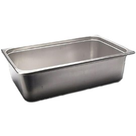 Winco SPJM-306 Third Size Steam Pan, Stainless SPJM-306-Steam Table, 1/3 x 6" deep, Silver